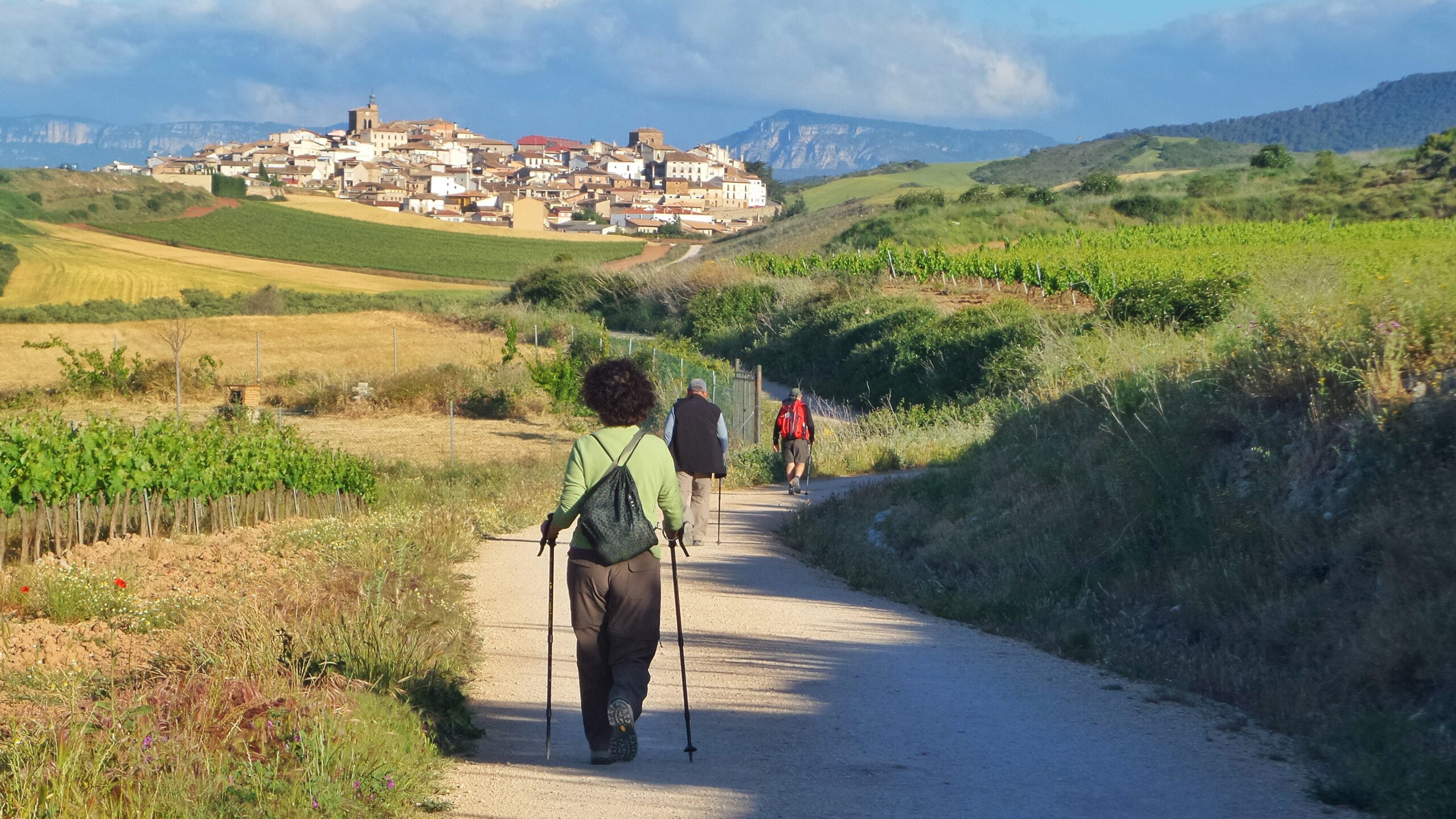 Camino de Santiago en Galicia, España